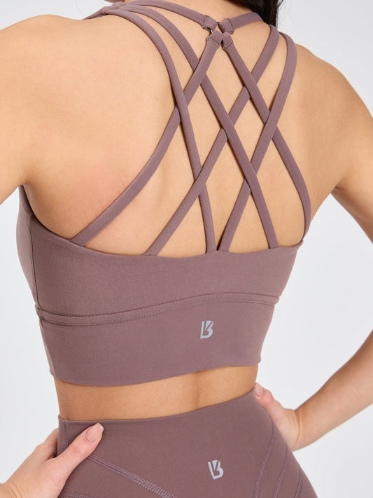 Revolution Sports Bra - Mocha Berry