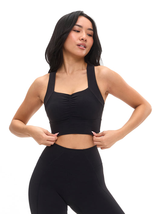 Bloom Sports Bra - Onyx Black