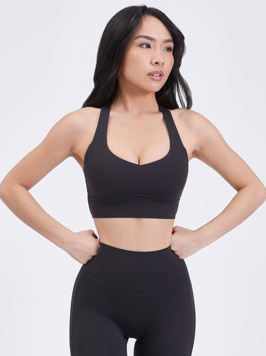 Collagen Sports Bra - Onyx Black