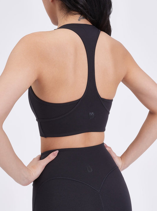 Collagen Sports Bra - Onyx Black