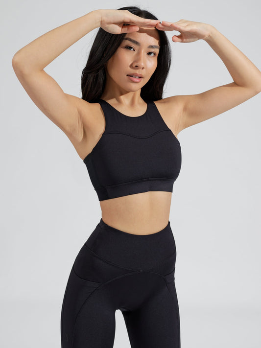 Wicked Sports Bra - Carbon Black