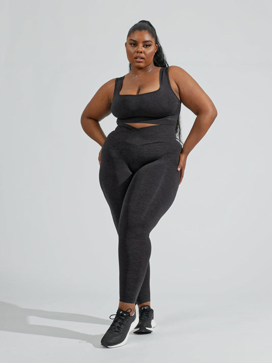 Snatched Seamless Legging - Charcoal