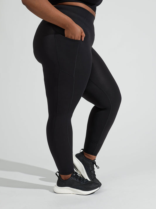 Contour Pocket Legging - Onyx Black